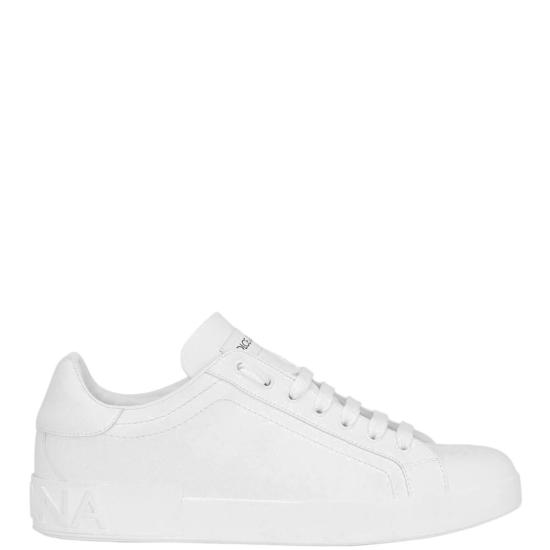 26FW 돌체앤가바나 카프스킨 포르토피노 스니커즈 CS1772A106580001 White