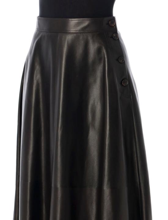 26FW 폴로 랄프로렌 롱 스커트 290P20883001 Black - POLO RALPH LAUREN
