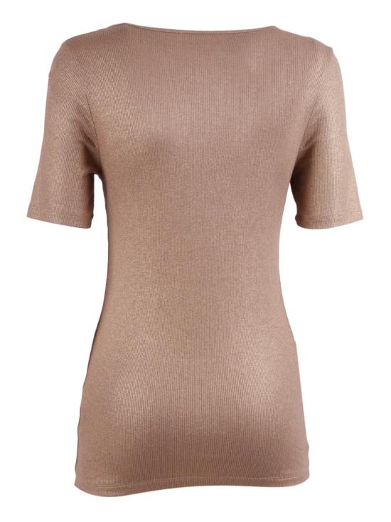 26SS FILATURES DU LION 반팔 티셔츠 M014 FTU093 Brown - FILATURES DU LION