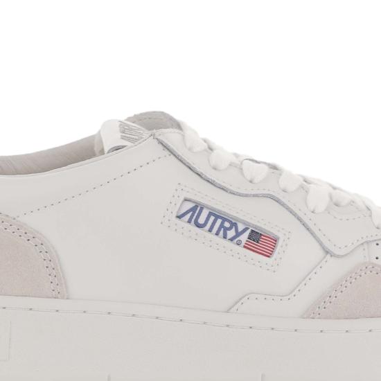 26FW 오트리 메달리스트 로우 스니커즈 AULMLS30LEATSUEDETOTALWHT White - AUTRY