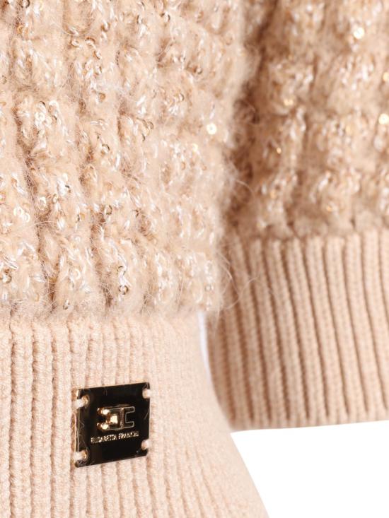 25FW 엘리자베타프랜치 반팔 티셔츠 MK18Q56E2 Neutrals - ELISABETTA FRANCHI