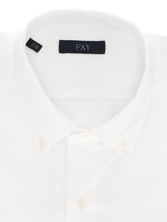 26SS 페이 긴팔 셔츠 NCMA152258SORM White - FAY