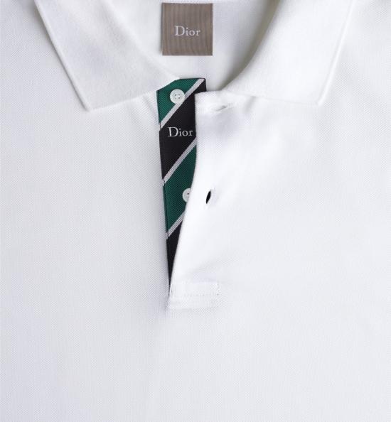 26FW 디올 폴로 티셔츠 693J801A3112 White - DIOR