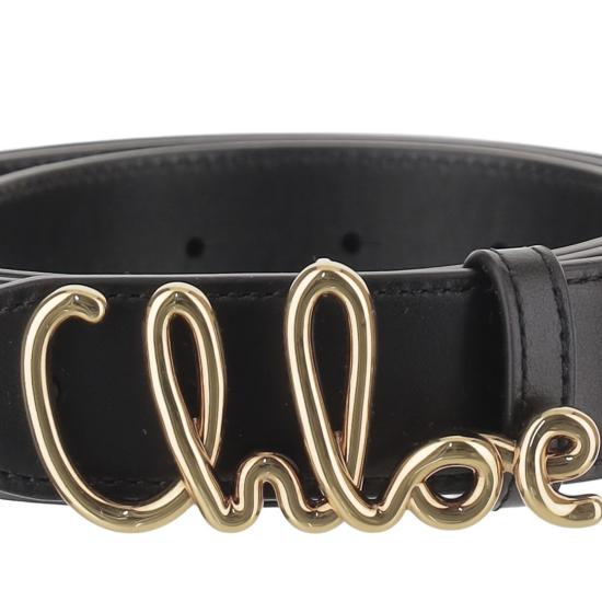 26SS 끌로에 레귤러 벨트 CH26SBB15PR4001 Black - CHLOE