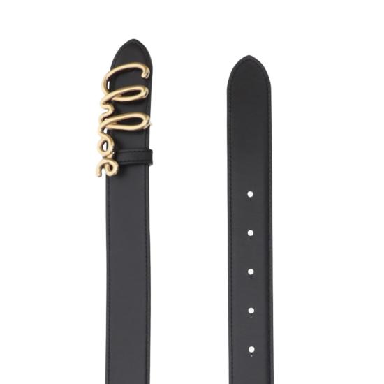26SS 끌로에 레귤러 벨트 CH26SBB15PR4001 Black - CHLOE