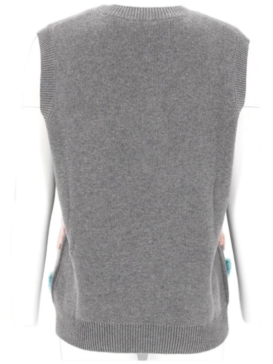 26SS 가니 스웨터 A1070253 920 Grey - GANNI