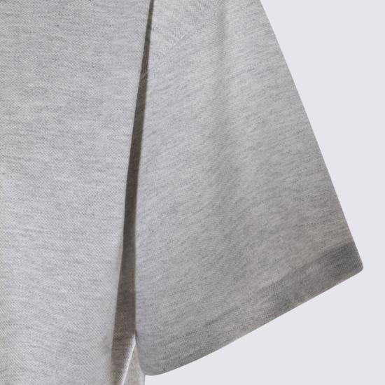 26SS 생로랑 폴로 티셔츠 841963Y37HC1403 Grey - SAINT LAURENT