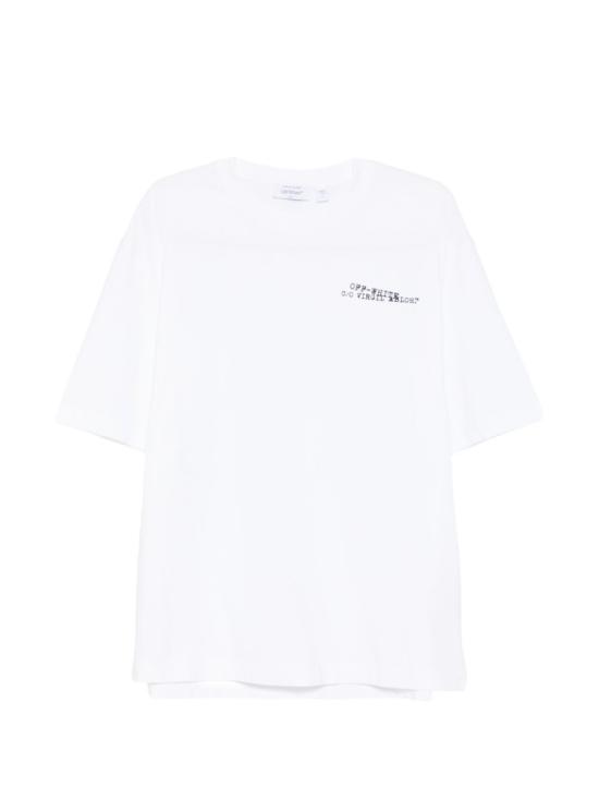 26SS 오프화이트 반팔 티셔츠 44MAA120S26J00K100 White - OFF WHITE