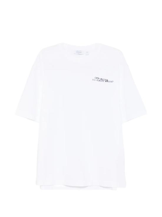 26SS 오프화이트 반팔 티셔츠 44MAA120S26J00K100 White