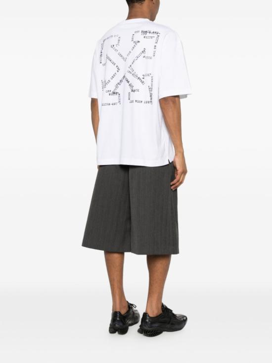 26SS 오프화이트 반팔 티셔츠 44MAA120S26J00K100 White - OFF WHITE
