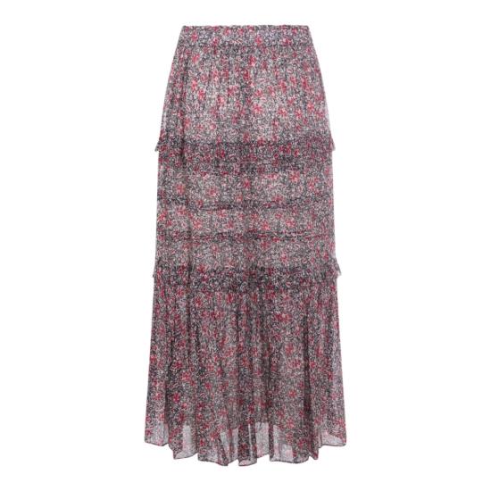 26SS 이자벨마랑에뚜왈 롱 스커트 26PJU0488FAD1J14E86CY Black - ISABEL MARANT ETOILE