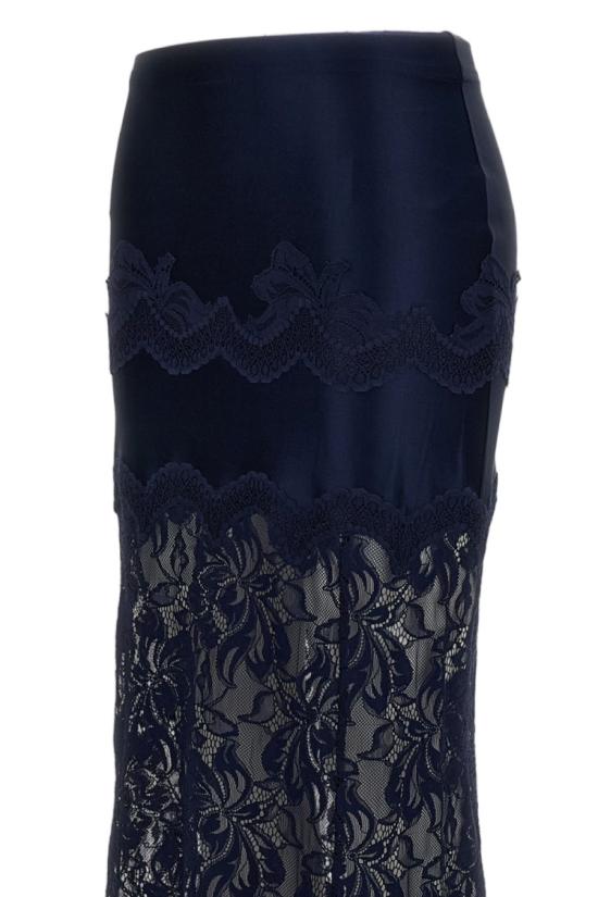 26FW 파코라반 롱 스커트 26AJJU021PA0170P481 Blue - PACO RABANNE