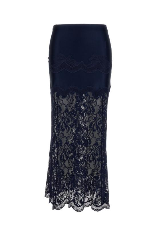 26FW 파코라반 롱 스커트 26AJJU021PA0170P481 Blue