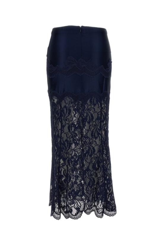 26FW 파코라반 롱 스커트 26AJJU021PA0170P481 Blue - PACO RABANNE