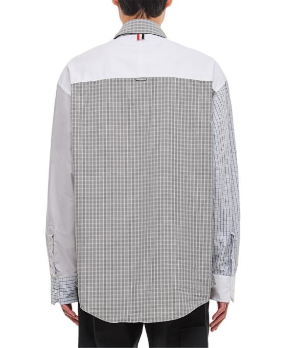  톰브라운 긴팔 셔츠 MWL381FF0313100 Grey - THOM BROWNE