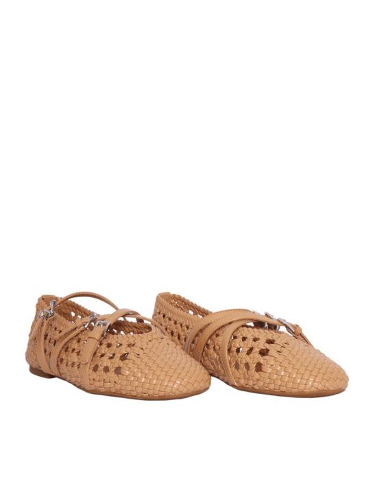 26SS 마이클 코어스 플랫 슈즈 40S6IDFP1L Brown - MICHAEL KORS