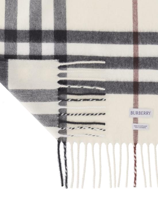 26FW 버버리 체크 캐시미어 스카프 8077884A1450 Neutrals - BURBERRY