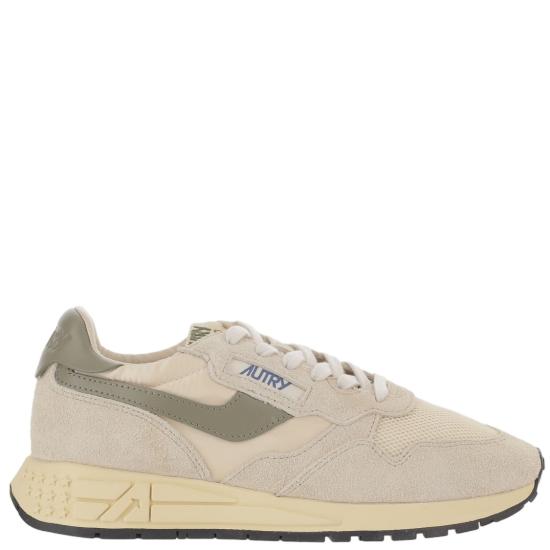 26FW 오트리 릴윈드 로우 나일론 스웨이드 스니커즈 WWLMUT62SUEDENETECRUCOVGRN Neutrals