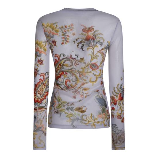 26SS 에트로 긴팔 티셔츠 WRJA0038AKH47X0882 Neutrals - ETRO