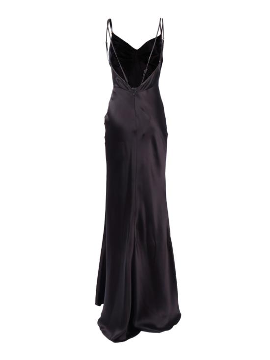 26SS 엘리자베타프랜치 롱 원피스 ABR3362E2 Black - ELISABETTA FRANCHI