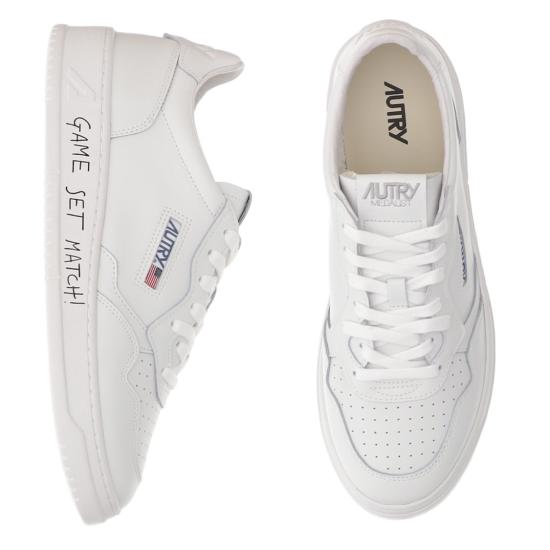 26FW 오트리 메달리스트 로우 스니커즈 AULMML08MATCHLEATTOTALWHT White - AUTRY
