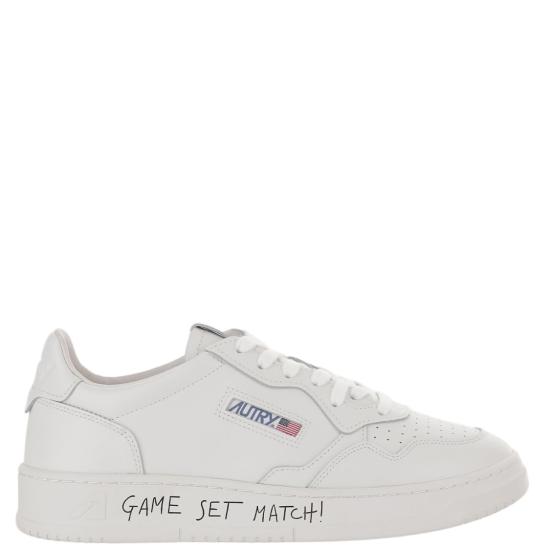 26FW 오트리 메달리스트 로우 스니커즈 AULMML08MATCHLEATTOTALWHT White