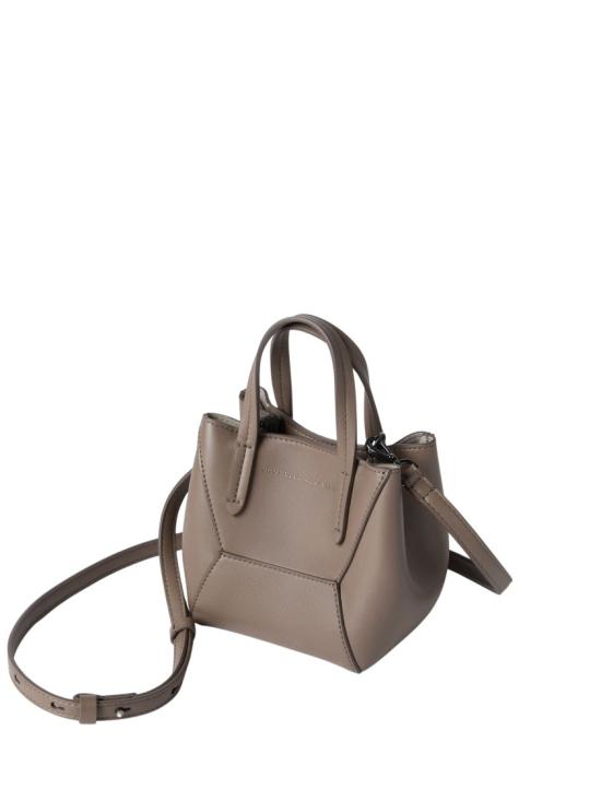 26SS 브루넬로 쿠치넬리 카프스킨 BC Duo 미니 백 모닐레 장식 MBXAD2675C8922 Brown - BRUNELLO CUCINELLI