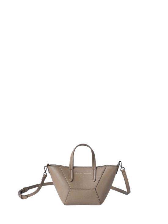 26SS 브루넬로 쿠치넬리 카프스킨 BC Duo 미니 백 모닐레 장식 MBXAD2675C8922 Brown