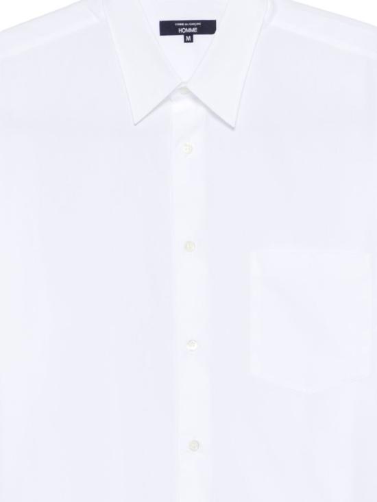 26SS 꼼데가르송 반팔 셔츠 HQB1030513 White - COMME DES GARCONS