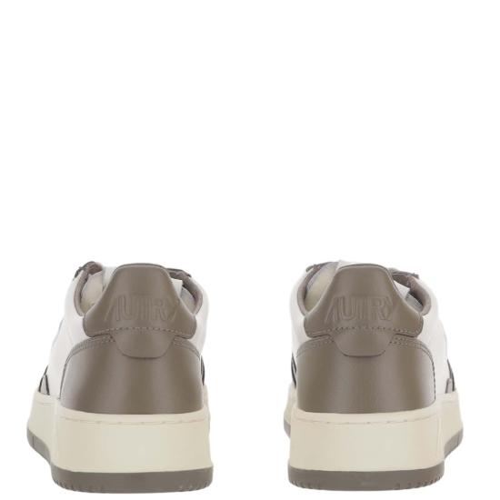 26FW 오트리 메달리스트 로우 스니커즈 AULMWB68LEATWHTCHOCO White - AUTRY