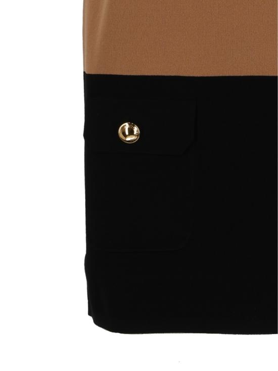 26SS 엘리자베타프랜치 미디 원피스 AM31B62E2 Brown - ELISABETTA FRANCHI