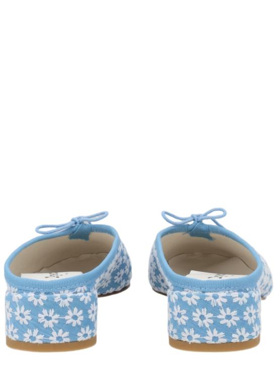  레페토 플랫 슈즈 V4183FLEURS 651 Blue - REPETTO