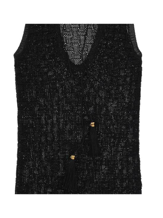 26SS 엘리자베타프랜치 스웨터 AM35T62E2 Black - ELISABETTA FRANCHI