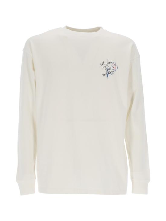 26FW 드롤드무슈 긴팔 티셔츠 LTS340CO248OW White