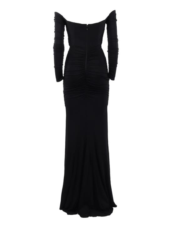 26SS 엘리자베타프랜치 롱 원피스 ABR1061E2 Black - ELISABETTA FRANCHI