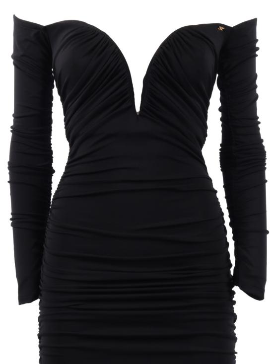 26SS 엘리자베타프랜치 롱 원피스 ABR1061E2 Black - ELISABETTA FRANCHI