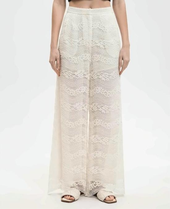 26SS 트윈셋 팔라초 팬츠 261TP2901 00059 White - TWINSET