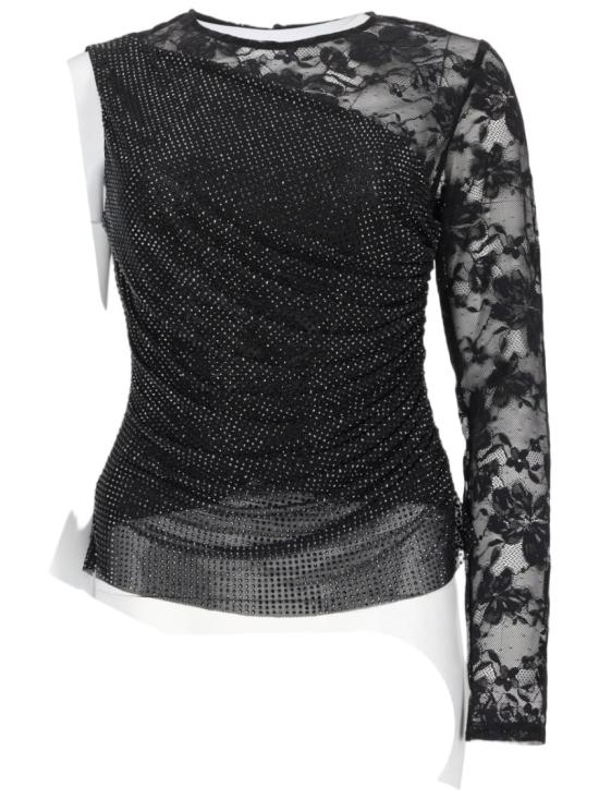 25FW 셀프 포트레이트 긴팔 티셔츠 PF25 100T B BLACK