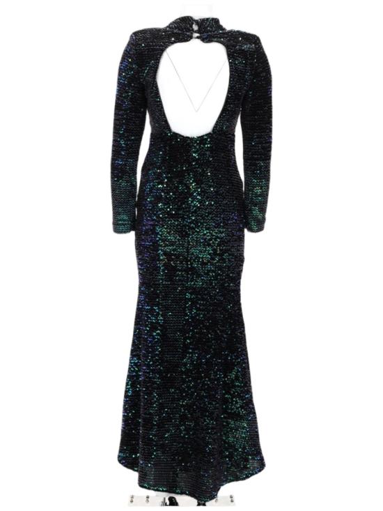  Joshe 롱 원피스 ABITOPAILLETTES VERDE Black - JOSEPH
