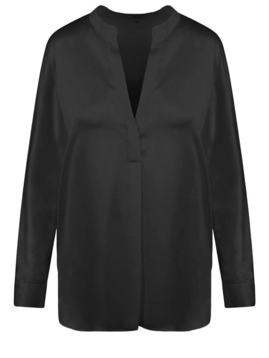26FW 빈스 블라우스 VR84511926001 Black