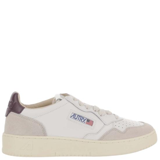 26FW 오트리 메달리스트 로우 스니커즈 AULMLS18LEATSUEDEWHTFIG Grey