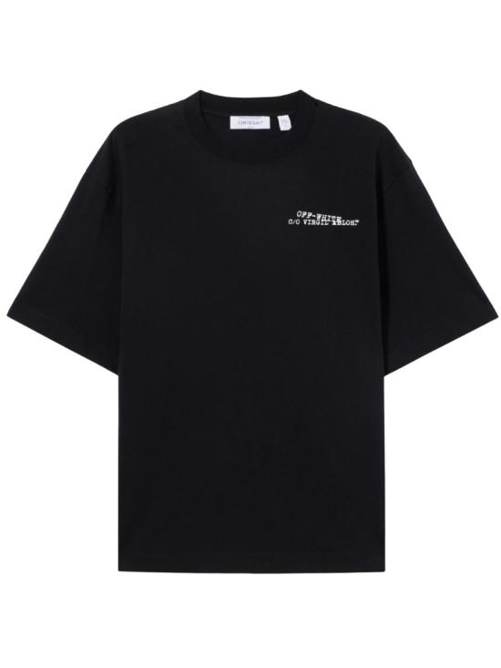 26SS 오프화이트 반팔 티셔츠 44MAA120S26J00K001 Black
