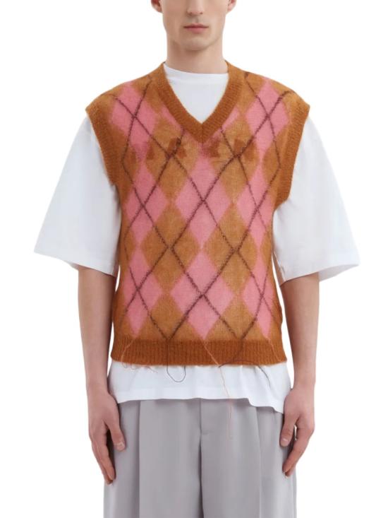  마르니 니트 베스트 2000001776995 Brown - MARNI