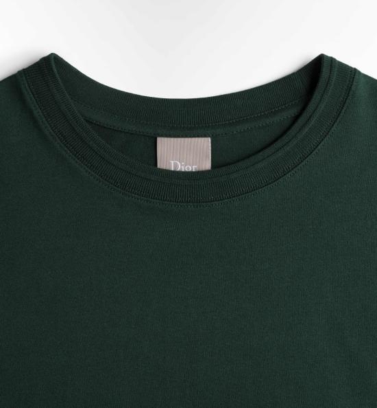 26FW 디올 반팔 티셔츠 693J622A3303 Green - DIOR