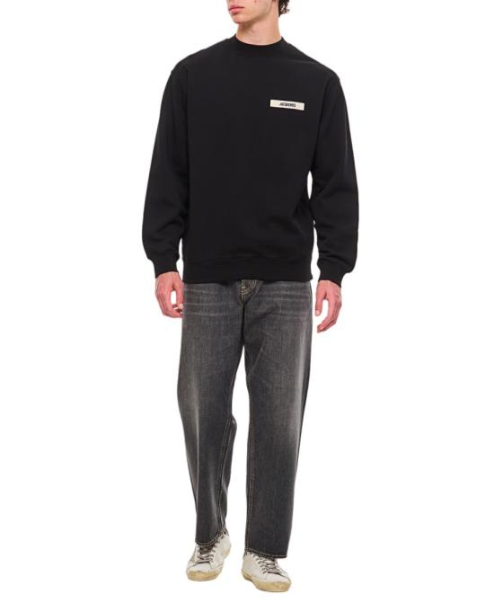  자크뮈스 그로그랭 스웨트 셔츠 SSM00206AJ00126990 Black - JACQUEMUS