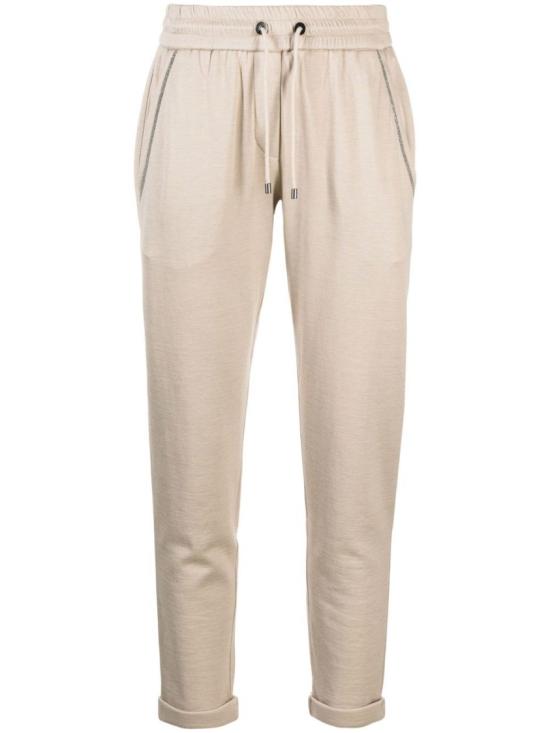 26SS 브루넬로 쿠치넬리 트레이닝/조거 팬츠 MD828SB899C9066 Neutrals - BRUNELLO CUCINELLI