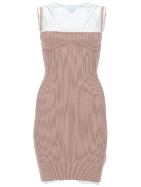 26SS 디젤 M-잔드라 니트 탱크 드레스 A20830 0WICK7AW Pink