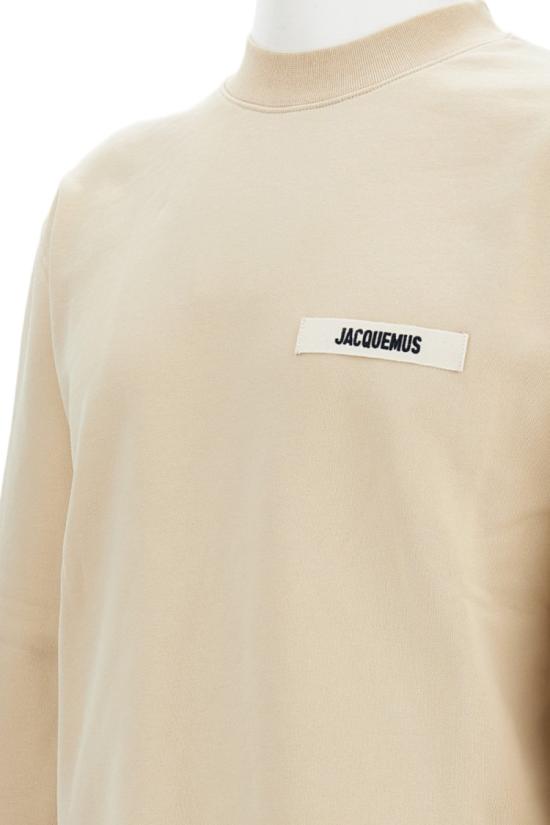  자크뮈스 그로그랭 스웨트 셔츠 SSM00206AJ00126150 Neutrals - JACQUEMUS