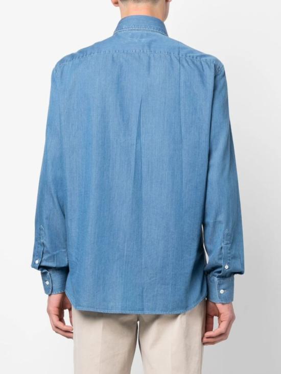 26SS 브루넬로 쿠치넬리 데님 셔츠 MR6830627C001 Blue - BRUNELLO CUCINELLI