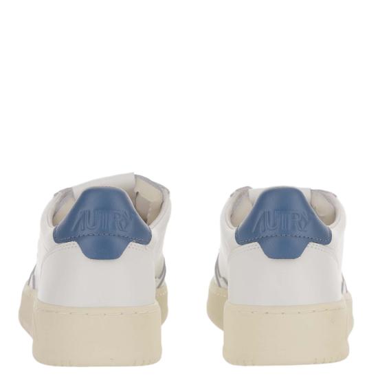 26FW 오트리 메달리스트 로우 스니커즈 AULMLL29LEATWHTMALBLUE White - AUTRY